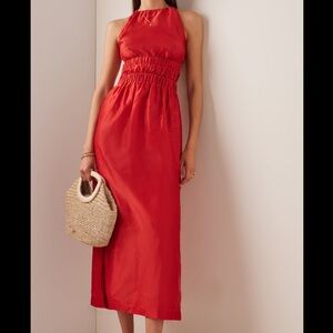 Sir the label lucelia criss cross back dress